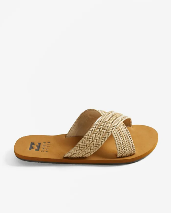 Avery Slider Sandals White Cap Women Billabong Shoes