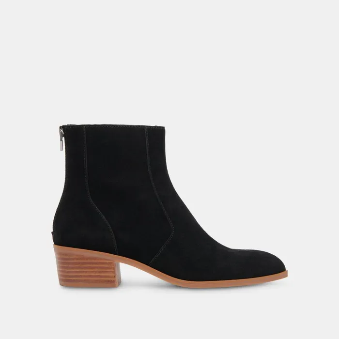 Ayisha Booties Onyx Suede Women Dolce Vita Boots and Booties