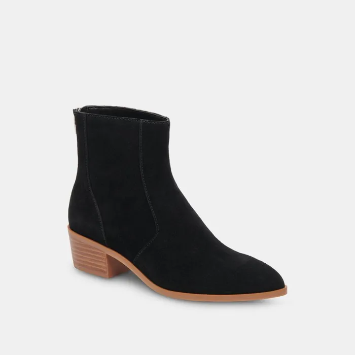 Ayisha Booties Onyx Suede Women Dolce Vita Boots and Booties