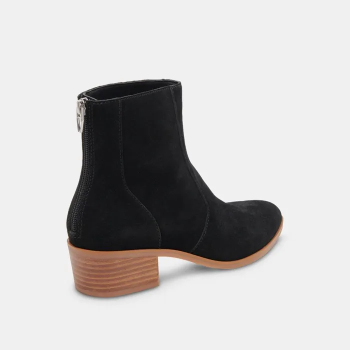 Ayisha Booties Onyx Suede Women Dolce Vita Boots and Booties