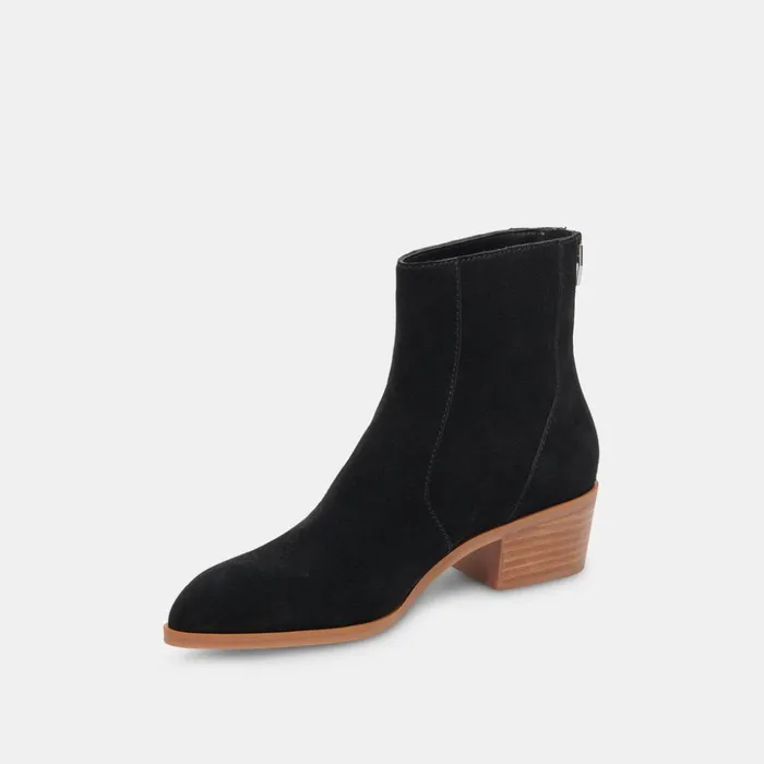 Ayisha Booties Onyx Suede Women Dolce Vita Boots and Booties