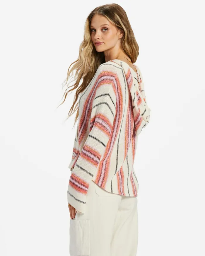 Baja Beach Hooded Sweater Red Rock Women Billabong Sweaters