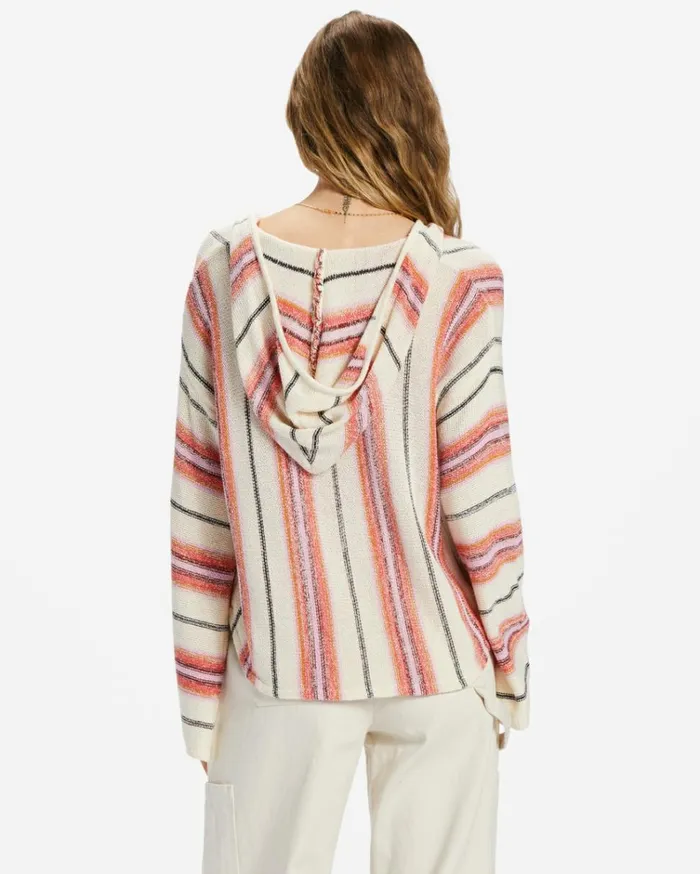 Baja Beach Hooded Sweater Red Rock Women Billabong Sweaters