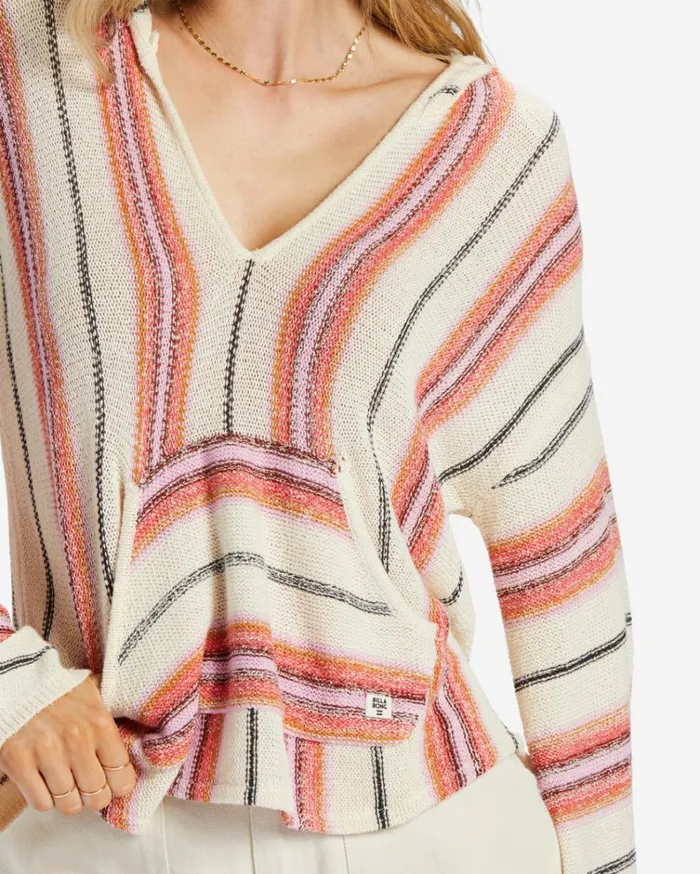 Baja Beach Hooded Sweater Red Rock Women Billabong Sweaters