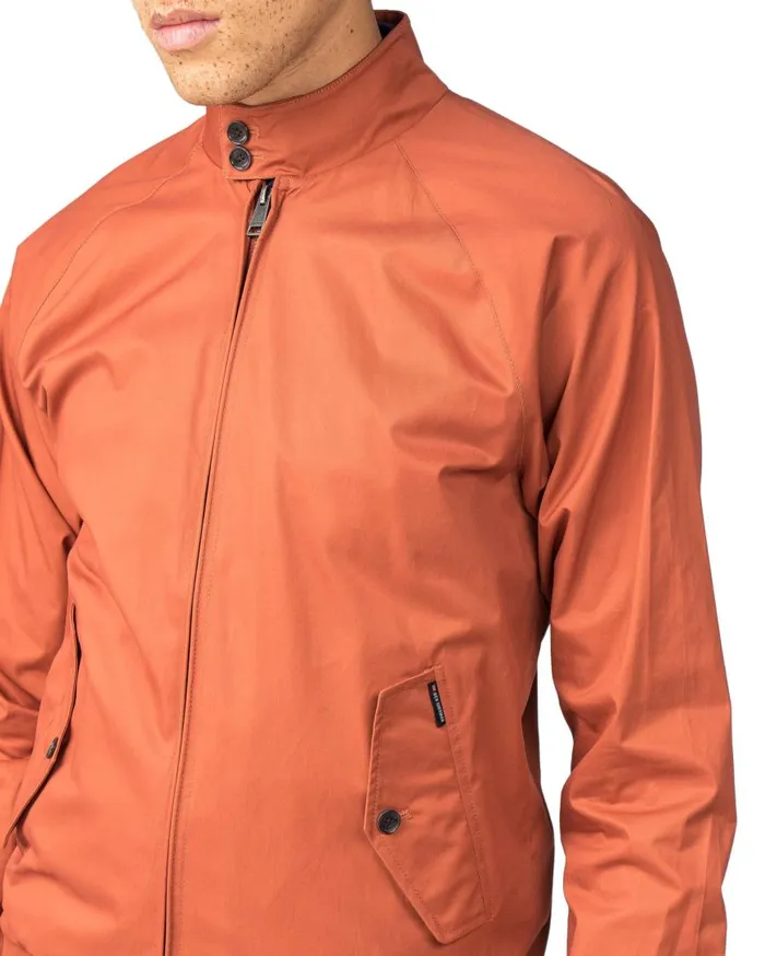 Ben Sherman Harrington Jackets Men Harrington Jacket 8211 Cinnamon