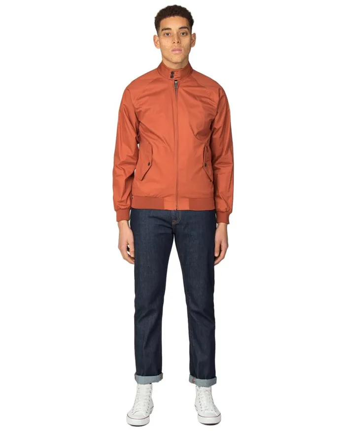 Ben Sherman Harrington Jackets Men Harrington Jacket 8211 Cinnamon