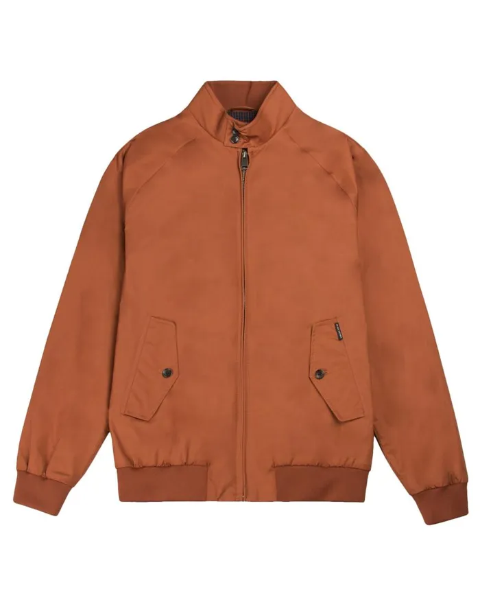 Ben Sherman Harrington Jackets Men Harrington Jacket 8211 Cinnamon