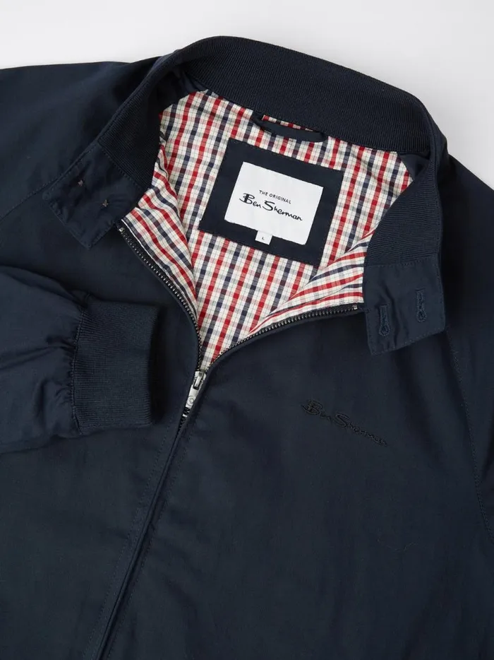 Ben Sherman Jackets and Outerwear Men Signature Harrington Jacket 8211 Dark Navy