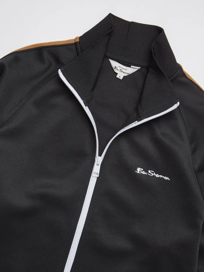 Ben Sherman Jackets and Outerwear Men Signature ZipThrough Track Jacket 8211 Black