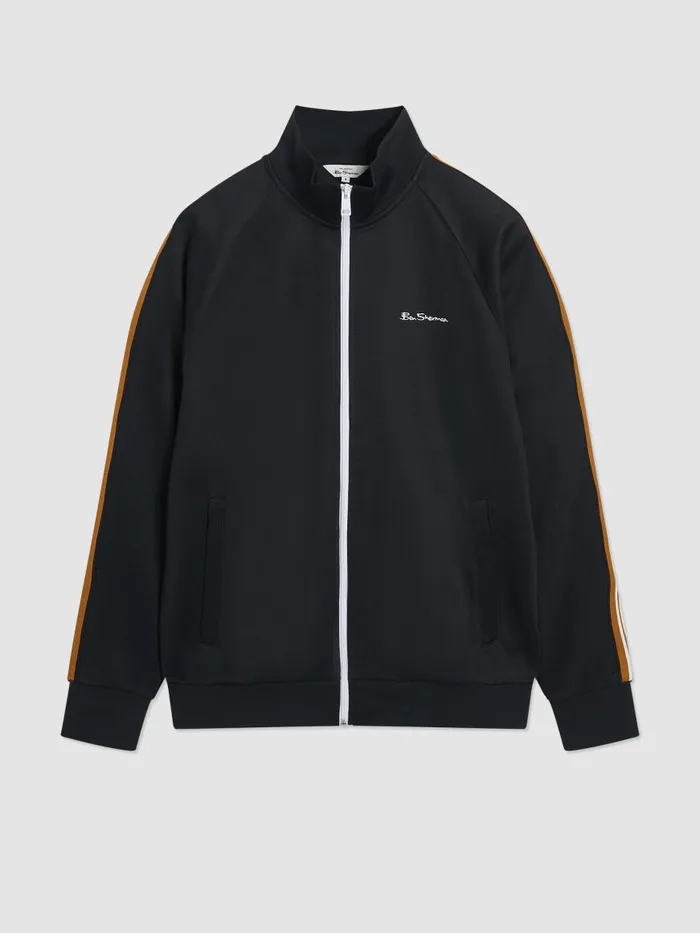 Ben Sherman Jackets and Outerwear Men Signature ZipThrough Track Jacket 8211 Black