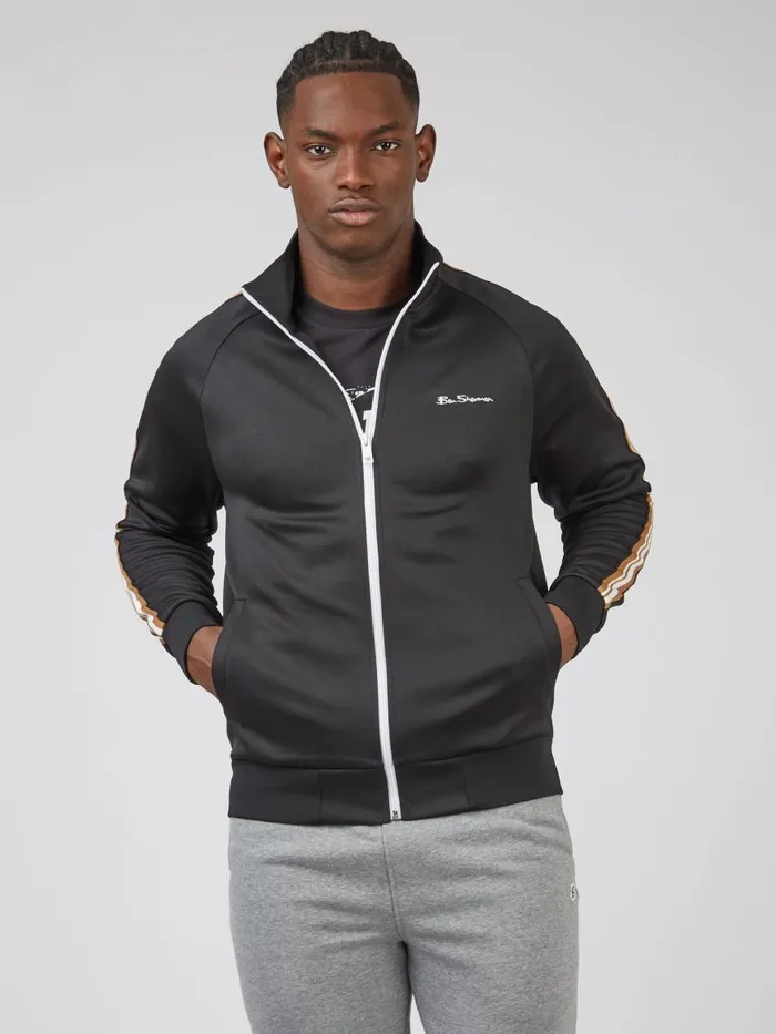 Ben Sherman Jackets and Outerwear Men Signature ZipThrough Track Jacket 8211 Black