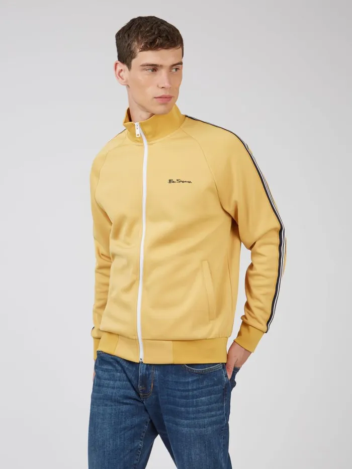 Ben Sherman Jackets and Outerwear Men Signature ZipThrough Track Jacket 8211 Sunflower