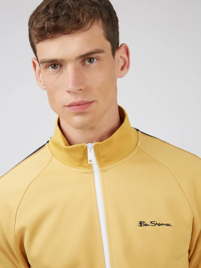 Ben Sherman Jackets and Outerwear Men Signature ZipThrough Track Jacket 8211 Sunflower