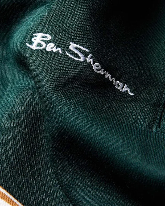 Ben Sherman Joggers and Track Pants Men Signature House Taped Track Pant 8211 Dark Green