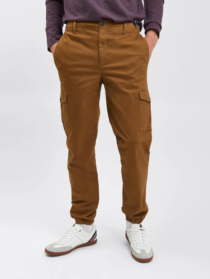 Ben Sherman Joggers and Track Pants Men Utility Woven Jogger Pant 8211 Brown
