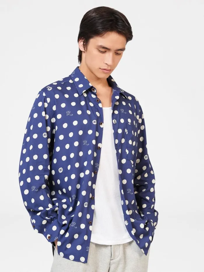 Ben Sherman Long Sleeve Shirts Men Rolling Stone Spotted Logo Shirt Ben Sherman Long Sleeve Shirts Men Rolling Stone Spotted Logo Shirt