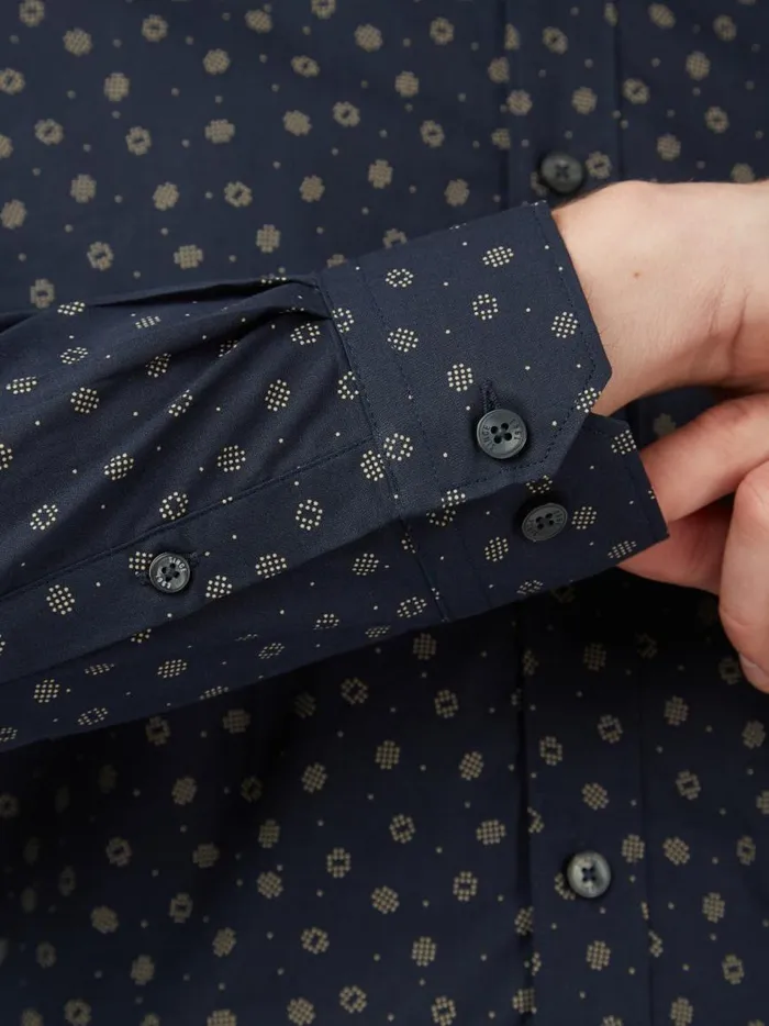 Ben Sherman Long Sleeve Shirts Men Scattered Spot Print LongSleeve Shirt Ben Sherman Long Sleeve Shirts Men Scattered Spot Print LongSleeve Shirt