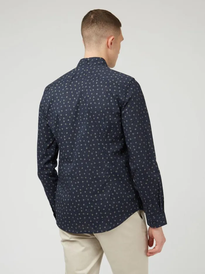 Ben Sherman Long Sleeve Shirts Men Scattered Spot Print LongSleeve Shirt Ben Sherman Long Sleeve Shirts Men Scattered Spot Print LongSleeve Shirt
