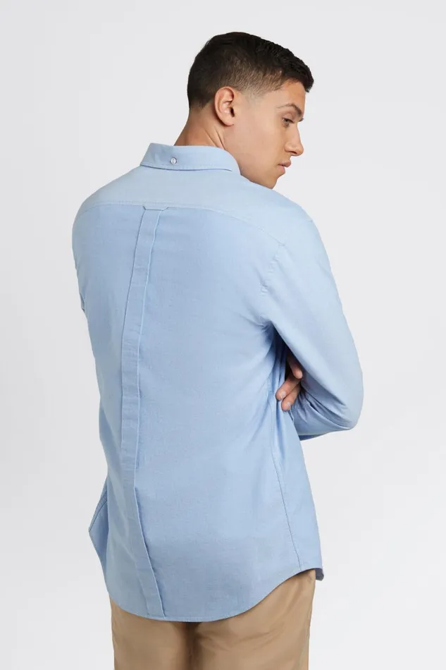 Ben Sherman Oxford Shirts Men Brighton Oxford Organic Shirt 8211 Pale Blue