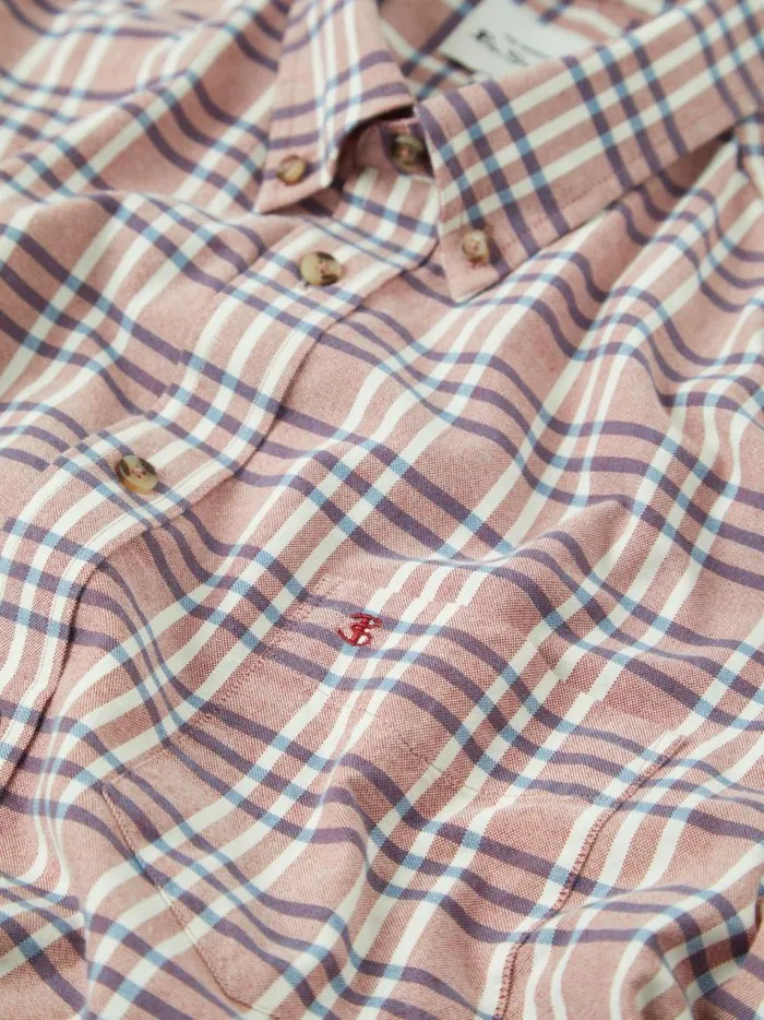 Ben Sherman Oxford Shirts Men Classic Oxford Check LongSleeve Shirt Ben Sherman Oxford Shirts Men Classic Oxford Check LongSleeve Shirt