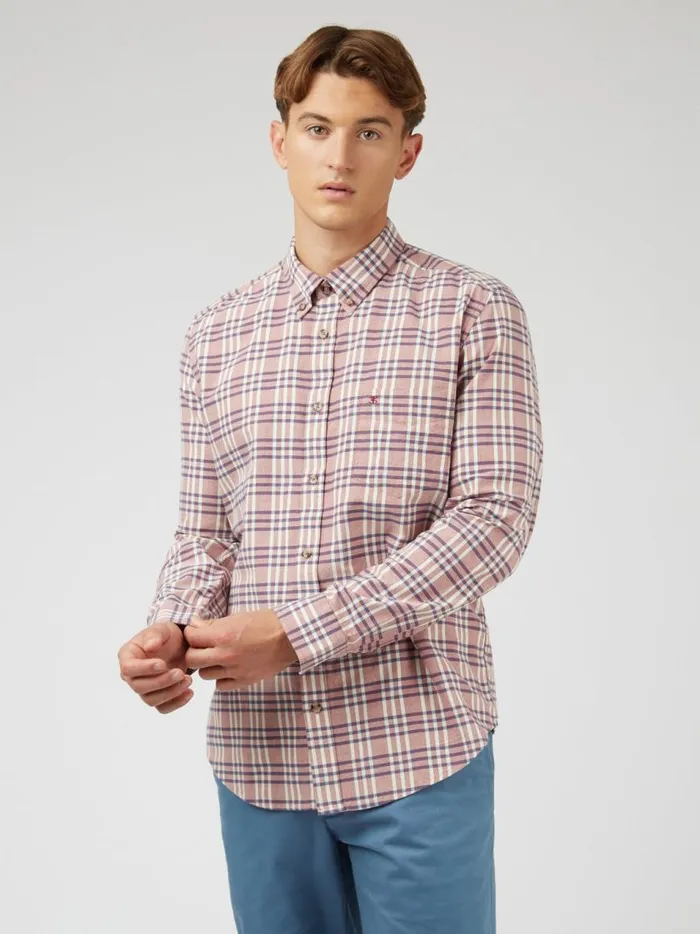 Ben Sherman Oxford Shirts Men Classic Oxford Check LongSleeve Shirt Ben Sherman Oxford Shirts Men Classic Oxford Check LongSleeve Shirt