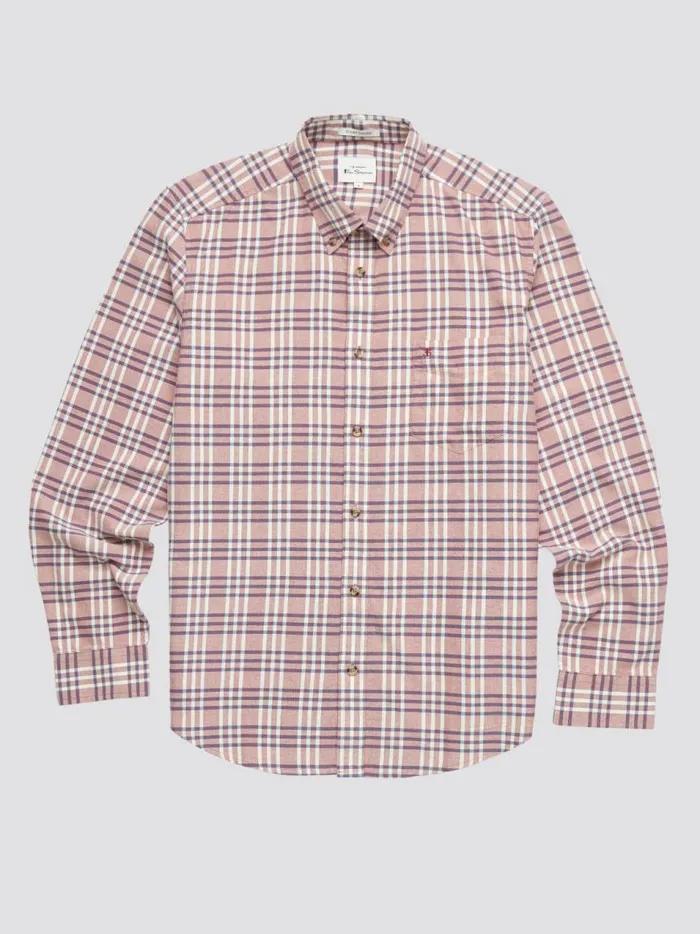 Ben Sherman Oxford Shirts Men Classic Oxford Check LongSleeve Shirt Ben Sherman Oxford Shirts Men Classic Oxford Check LongSleeve Shirt