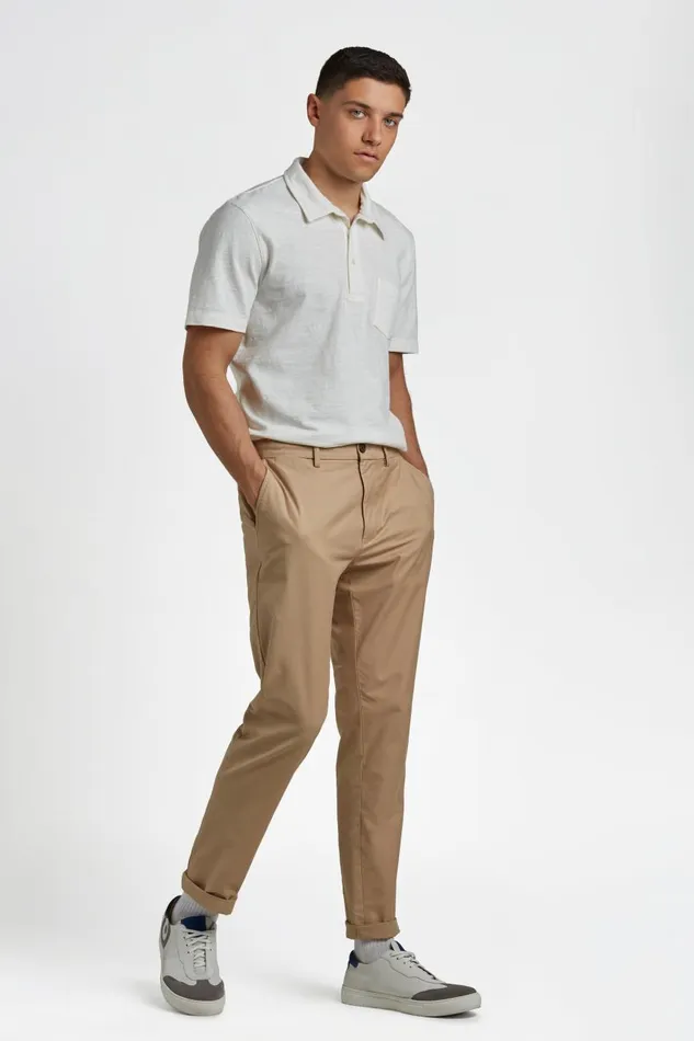 Ben Sherman Pants and Chinos Men Everyday Slim Fit Chino Pant 8211 Sand