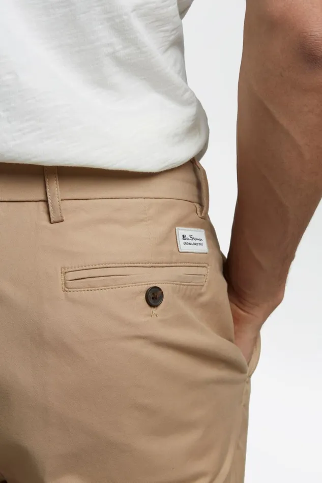 Ben Sherman Pants and Chinos Men Everyday Slim Fit Chino Pant 8211 Sand