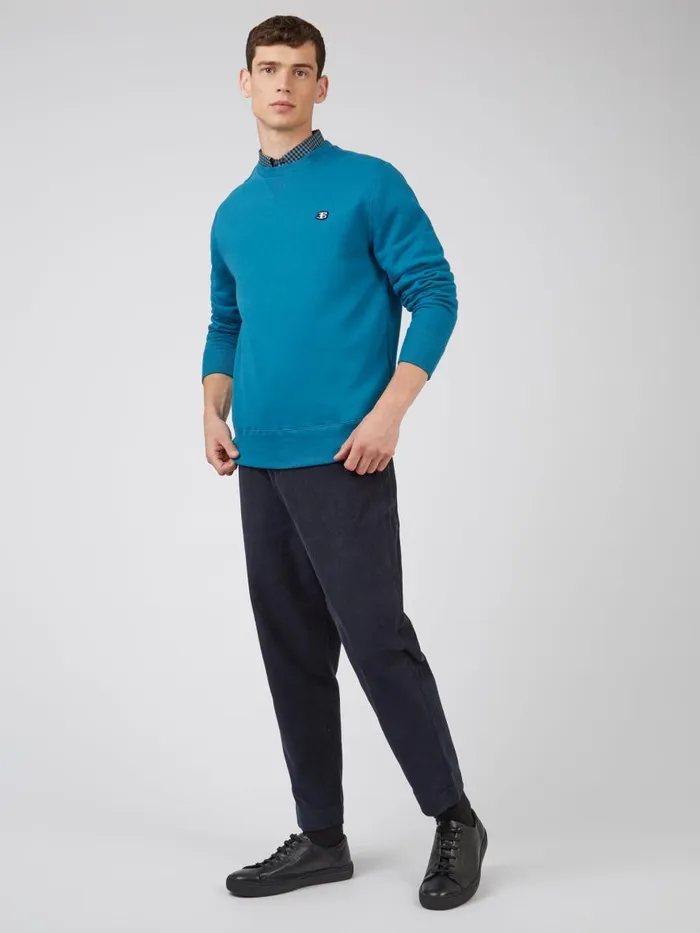 Ben Sherman Pants and Chinos Men Tapered Corduroy Trouser 8211 Midnight