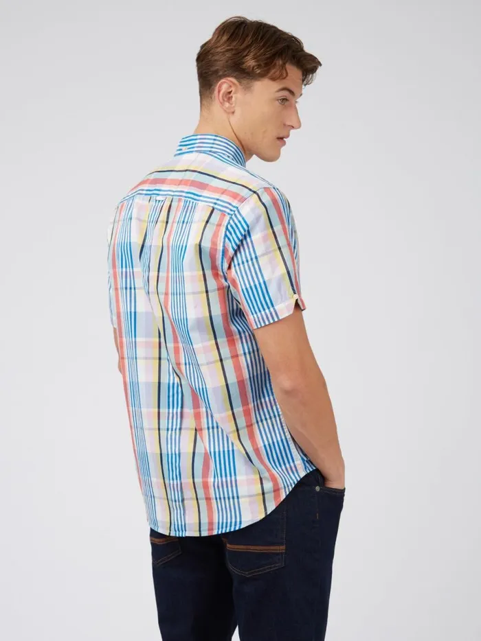 Ben Sherman Short Sleeve Shirts Men Multicolour Check ShortSleeve Shirt Ben Sherman Short Sleeve Shirts Men Multicolour Check ShortSleeve Shirt