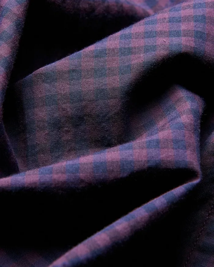 Ben Sherman Short Sleeve Shirts Men Signature Gingham ShortSleeve Shirt 8211 Plum Ben Sherman Short Sleeve Shirts Men Signature Gingham ShortSleeve Shirt 8211 Plum