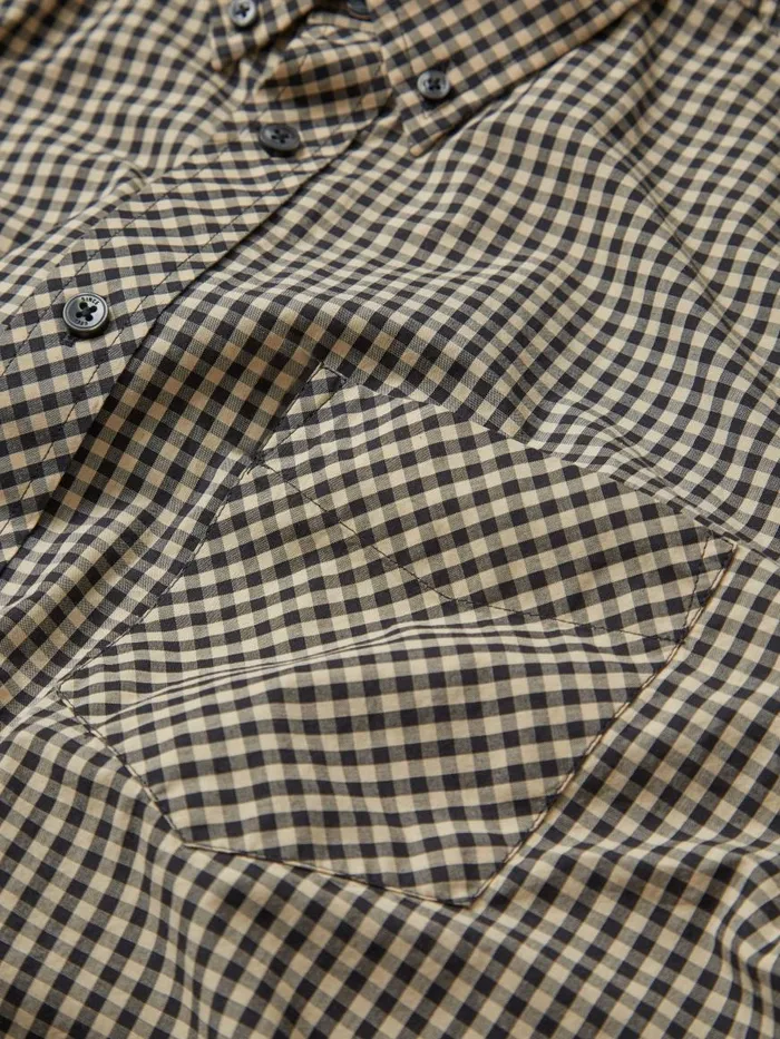 Ben Sherman Short Sleeve Shirts Men Signature ShortSleeve Gingham Shirt 8211 Black