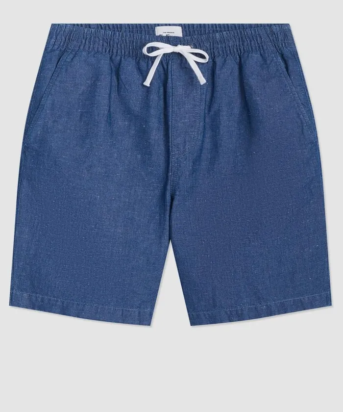 Ben Sherman Shorts Men Hastings Organic Chambray Chino Deck Short