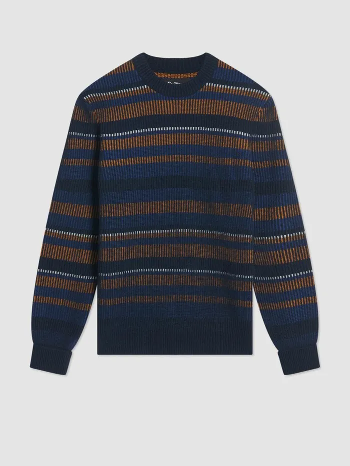 Ben Sherman Sweaters and Knits Men B By Stripe Knit Sweater Ben Sherman Sweaters and Knits Men B By Stripe Knit Sweater