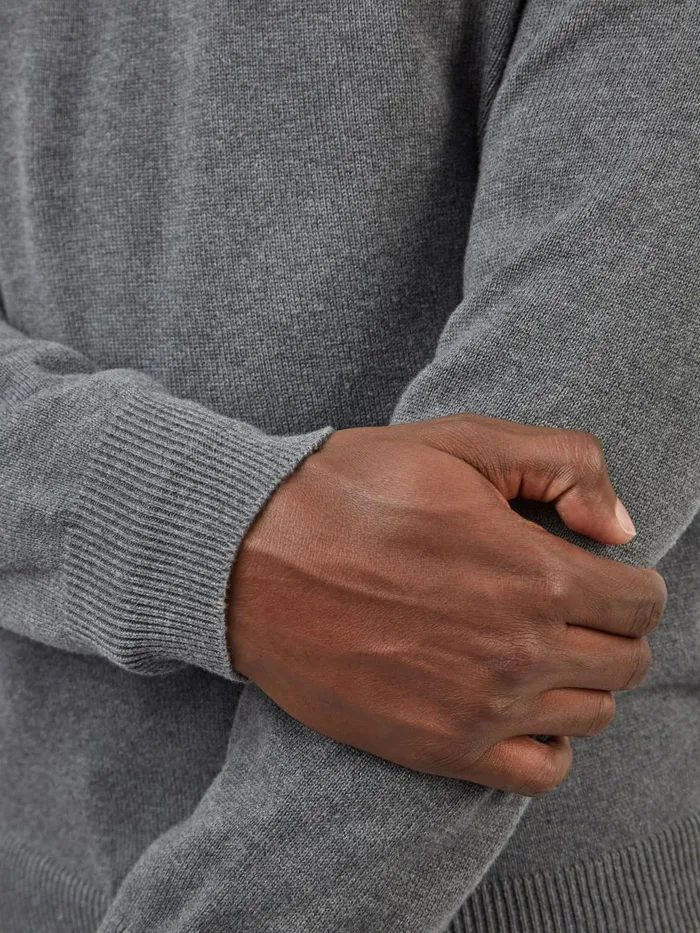 Ben Sherman Sweaters and Knits Men Signature Knit Crewneck Sweater 8211 Charcoal