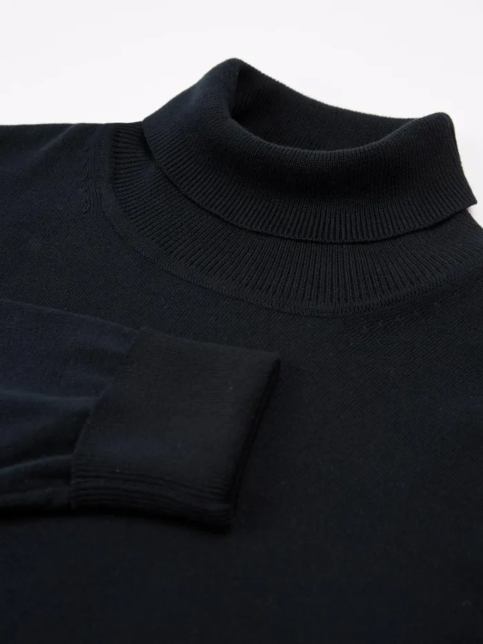 Ben Sherman Sweaters and Knits Men Signature Knit RollNeck Sweater 8211 Black