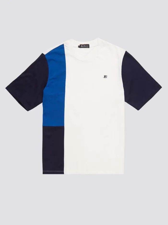 Ben Sherman TShirts and Graphic Tees Men B By Colorblock Tee 8211 White Ben Sherman TShirts and Graphic Tees Men B By Colorblock Tee 8211 White