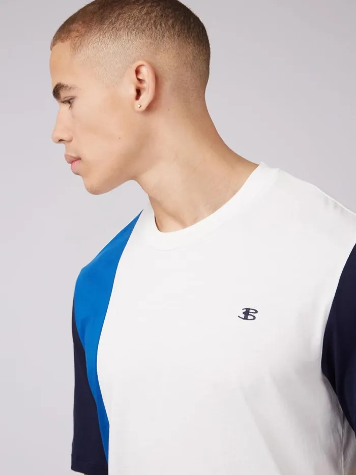 Ben Sherman TShirts and Graphic Tees Men B By Colorblock Tee 8211 White Ben Sherman TShirts and Graphic Tees Men B By Colorblock Tee 8211 White