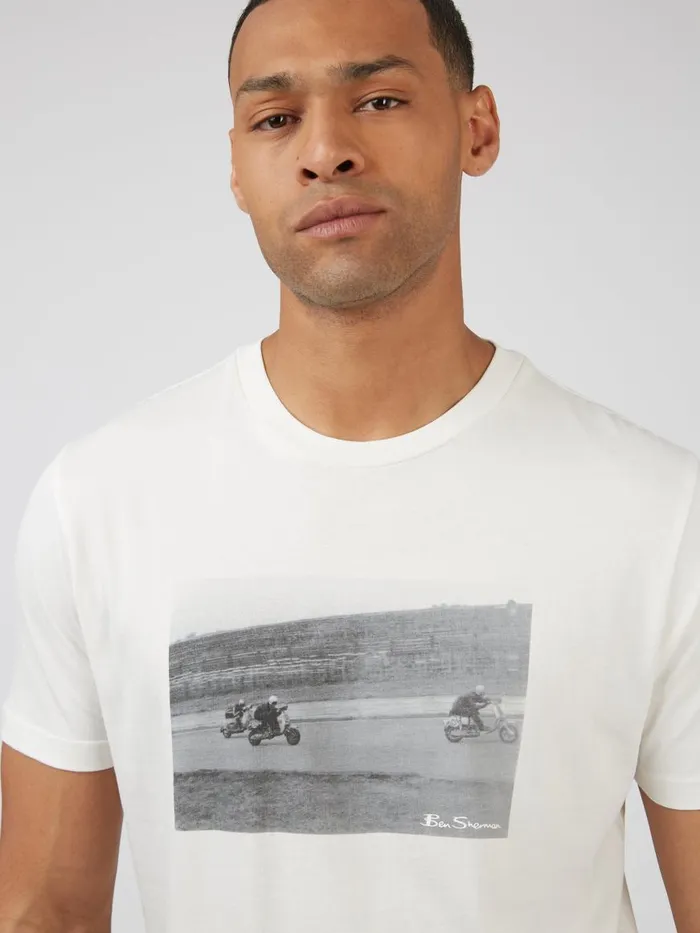 Ben Sherman TShirts and Graphic Tees Men Organic Jersey Heritage Racing Graphic Tee