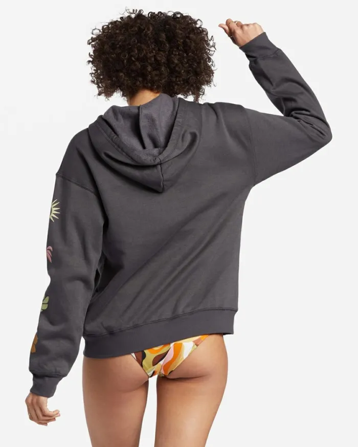 Best Coast Sweatshirt Off Black Women Billabong Sweatshirts and Fleece
