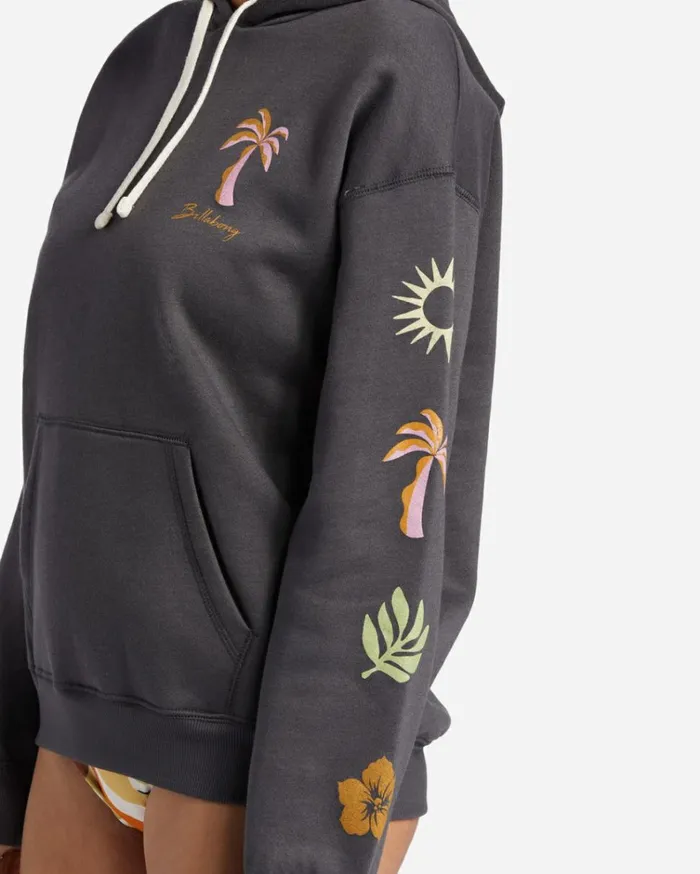 Best Coast Sweatshirt Off Black Women Billabong Sweatshirts and Fleece