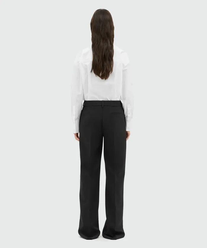 Black Tailored Palazzo Pants Women MSGM Pants And Shorts