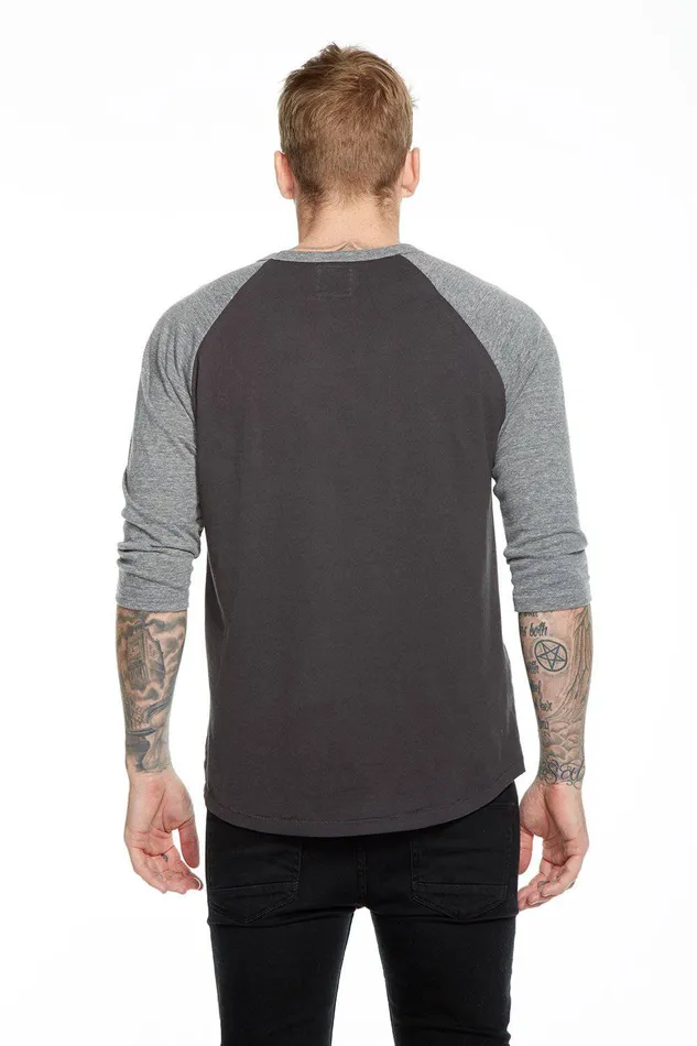 BLOCKED 34 RAGLAN TEE Mens Tops Chaser Brand