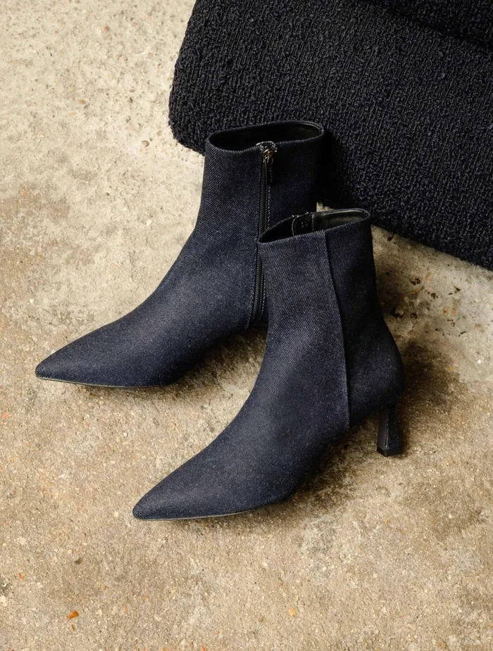 Bobbies Ankle Boots Audrey Raw Denim 8211 Women