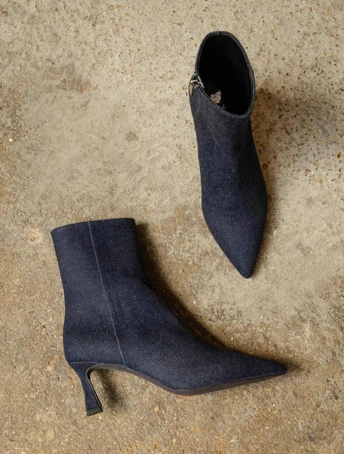 Bobbies Ankle Boots Audrey Raw Denim 8211 Women