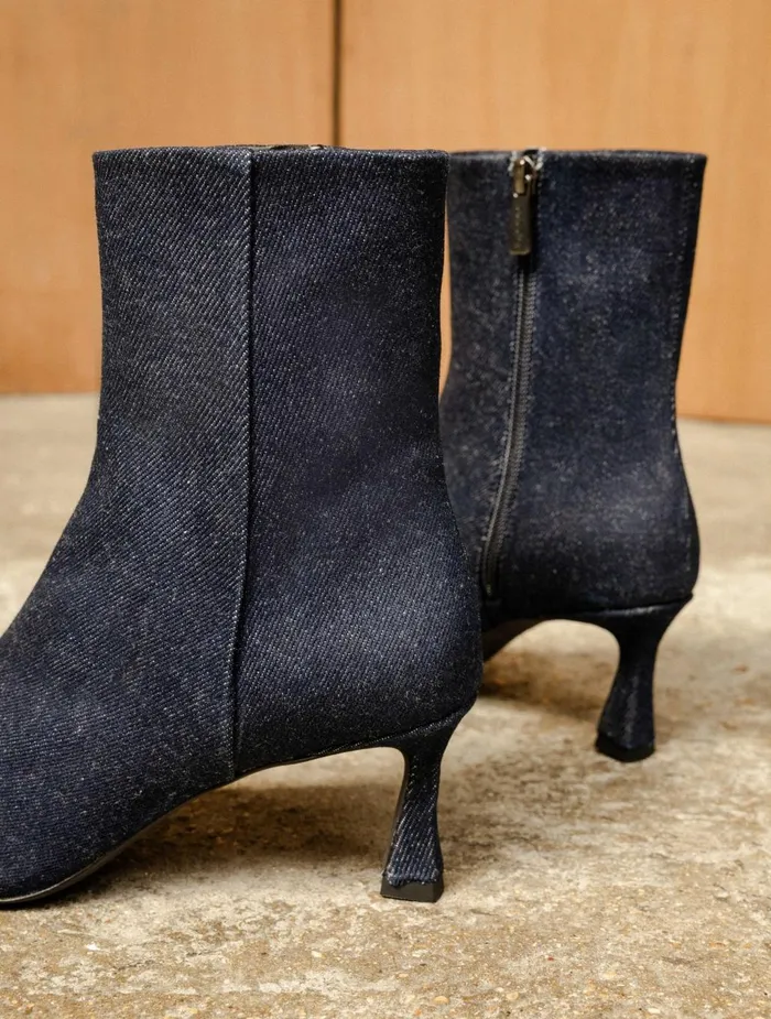 Bobbies Ankle Boots Audrey Raw Denim 8211 Women