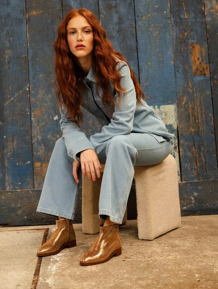 Bobbies Ankle Boots Hada Golden 8211 Women