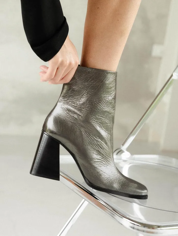 Bobbies Ankle Boots Wilma Cosmic Silver 8211 Women