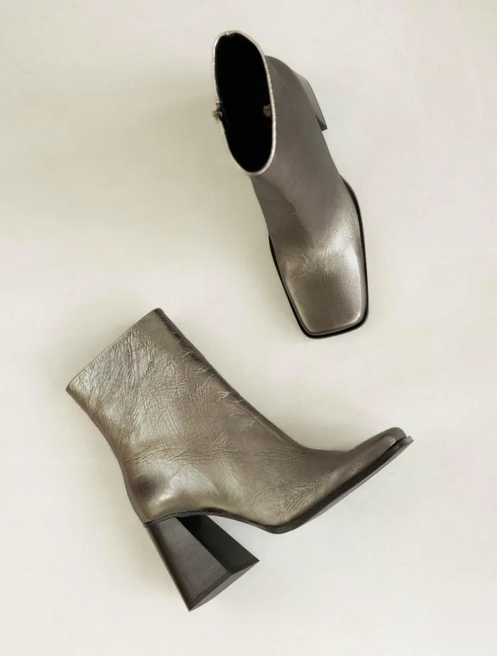 Bobbies Ankle Boots Wilma Cosmic Silver 8211 Women