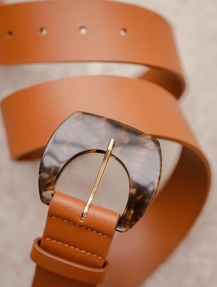 Bobbies Belts Murano Amber Camel 8211 Women